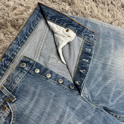 MEN'S LEVI'S 501 RELAXED FIT DENIM JEANS W34 L34