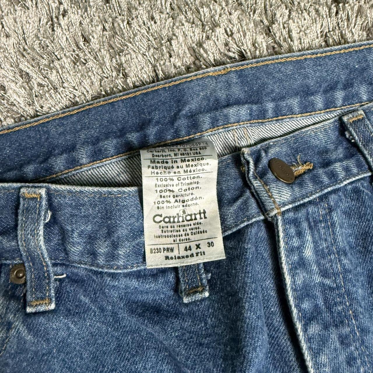 MEN'S CARHARTT BAGGY DENIM JEANS W44