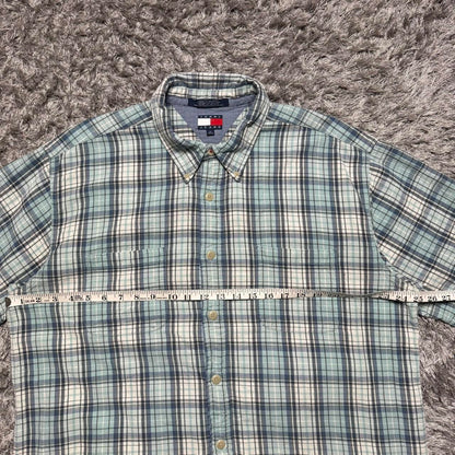 MEN'S TOMMY HILFIGER BUTTON UP SHIRT SIZE XL