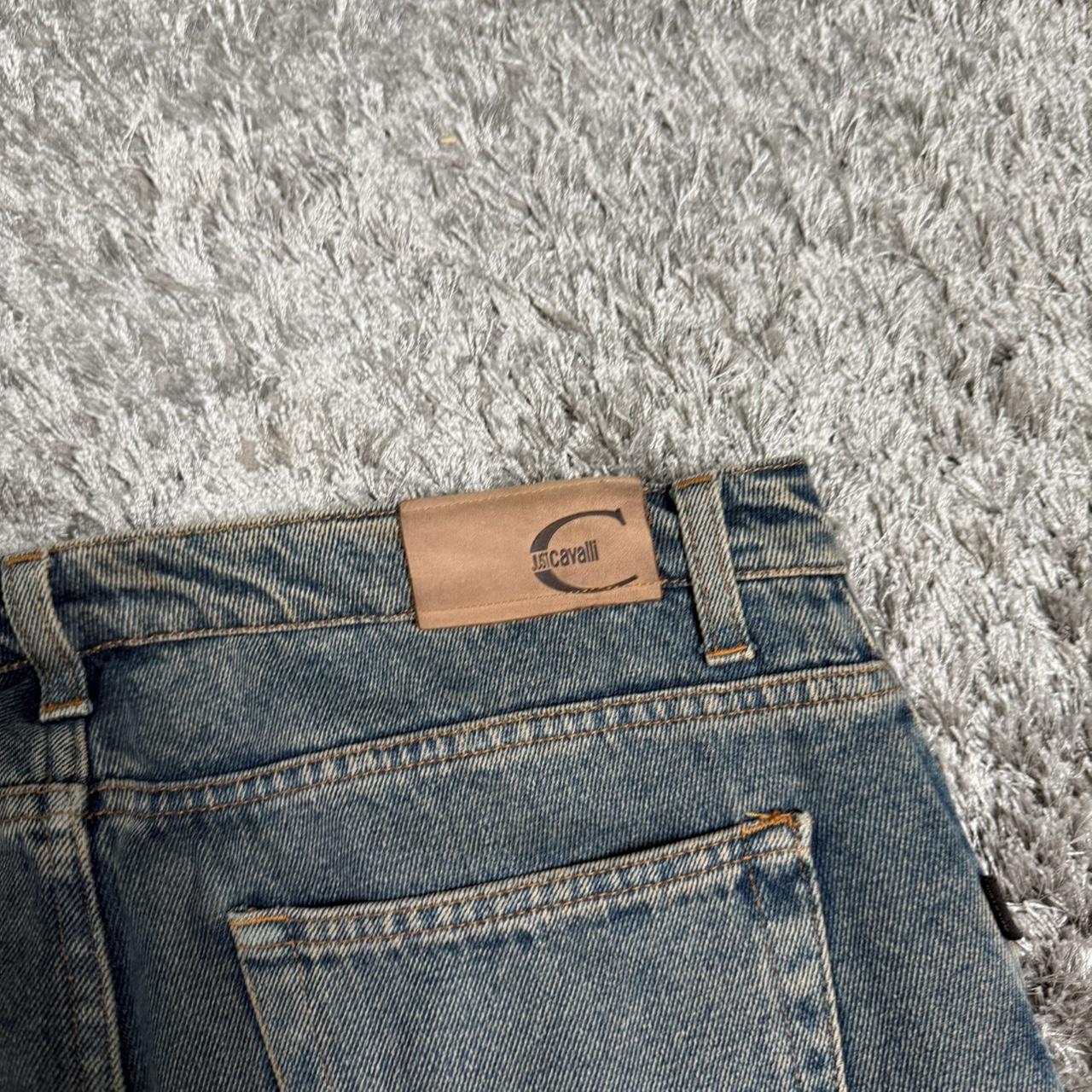 MEN'S JUST CAVALLI FLARED DENIM JEANS W34 L30