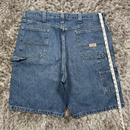 MEN'S WRANGLER BAGGY DENIM SHORTS W38