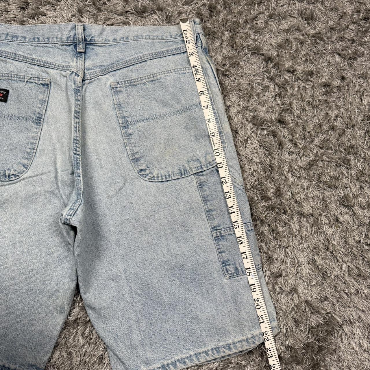 MEN'S WRANGLER BAGGY DENIM CARPENTER SHORTS W32