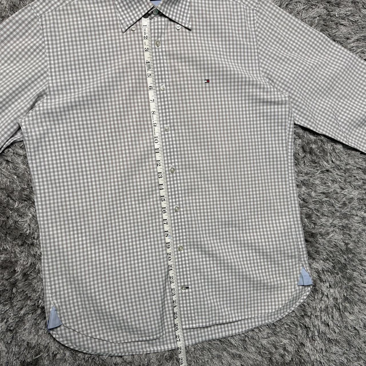 MEN'S TOMMY HILFIGER CHECK BUTTON UP SHIRT SIZE M