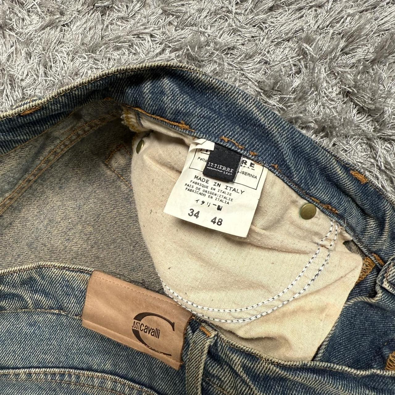 MEN'S JUST CAVALLI FLARED DENIM JEANS W34 L30